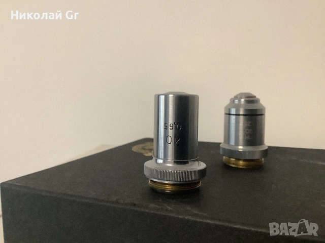 Обективи на микроскопа 8 / 40/90  цена за брой, снимка 3 - Медицинска апаратура - 53085593