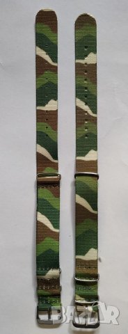 Текстилна каишка 18мм Нато Nato, снимка 1 - Каишки за часовници - 24554019