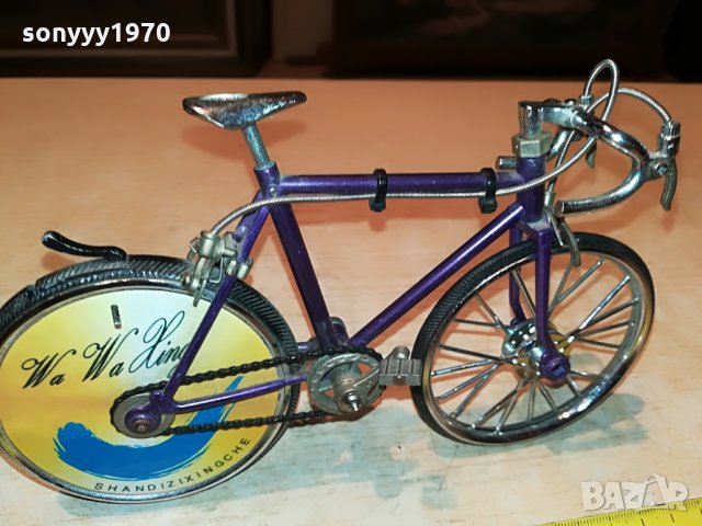 велосипед-метален/запалка 0507210912, снимка 3 - Антикварни и старинни предмети - 33423889