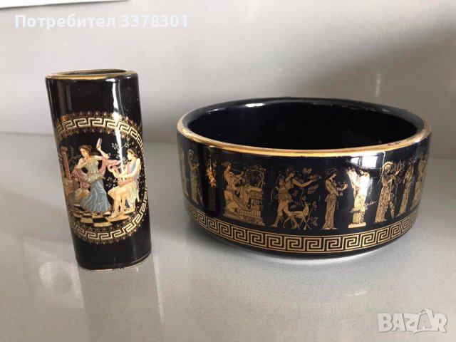 Сервиз за кафе гръцки мотиви, снимка 4 - Сервизи - 39436185