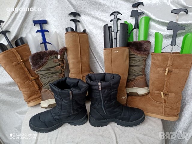 водоустойчиви апрески+котки за лед, ледохотки ICE GRIP Thermolite Snow Boots,36-37,туристически боти, снимка 15 - Дамски боти - 39306804