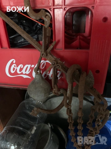 Автентичен старинен кантар – ковано желязо – XIX–XX век