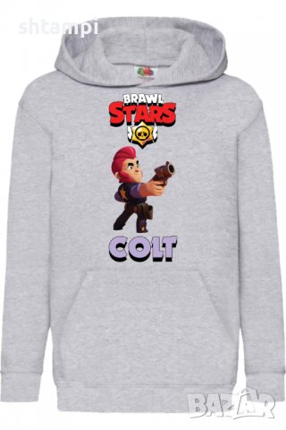 Детски Суитчър/Суитшърт Colt 2,Brawl Stars,Игра,Подарък,Изненада,Забавление,Рожден Ден, снимка 2 - Детски анцузи и суичери - 38314223