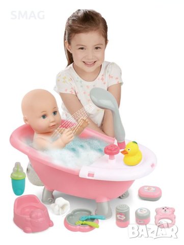 Комплект за баня с кукла и аксесоари