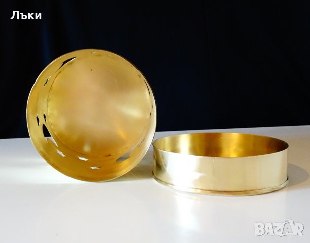 Бронзово кандило,кадило,тамянник,Луна,звезди. , снимка 2 - Антикварни и старинни предмети - 26945914