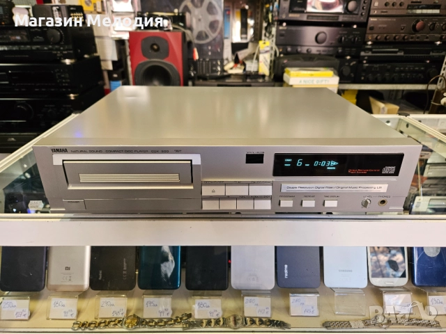 CD Player Yamaha CDX-500 Много рядък модел.  В отлично техническо и визуално състояние., снимка 3 - Декове - 52814007