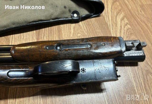 Ловна пушка ИЖ 43М, СССР, комплект с калъф и колан