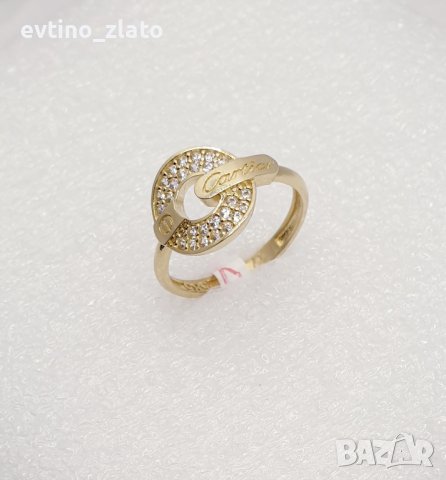 Дамски златни пръстени, снимка 4 - Пръстени - 38598259