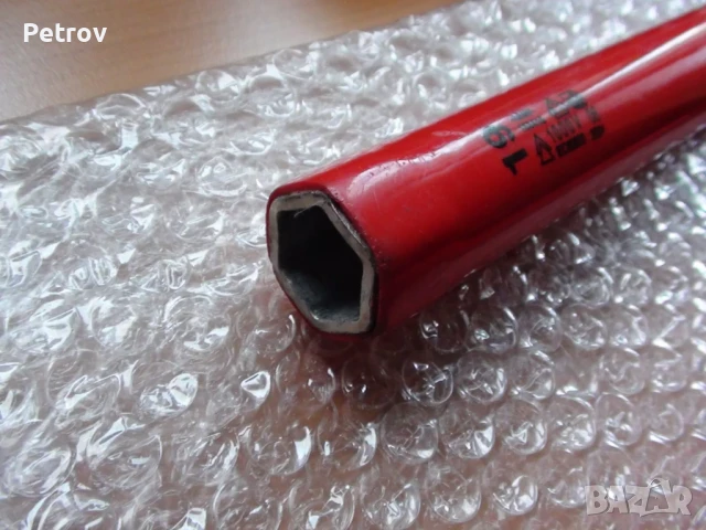 LEMP - VDE 1000 V - MADE IN GERMANY - 4 броя ПРОФЕСИОНАЛНИ Изолирани Маркови Ключове: 13-14-17-19 mm, снимка 8 - Клещи - 50776307