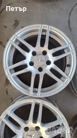 АЛУМИНИЕВИ ДЖАНТИ МЕРЦЕДЕС -5x112х66.6-16цола, снимка 5 - Гуми и джанти - 53097404