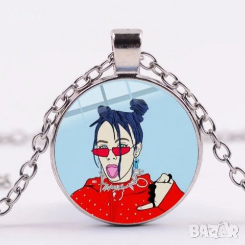 Медальони Billie Eilish / Били Айлиш, снимка 11 - Колиета, медальони, синджири - 26630899