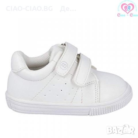 Бебешки обувки BUBBLЕ KIDS в бял цвят, снимка 2 - Бебешки обувки - 32374486