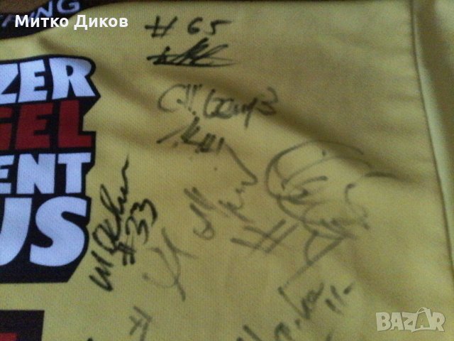 Хокейна тениска отбор от Германия Бавария Спорткорнер №4 с подписи размер ХЛ, снимка 8 - Зимни спортове - 28482070