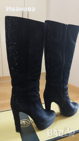 Италиански официални ботуши -LUCIANO BARACHINI, снимка 8 - Дамски ботуши - 43583550