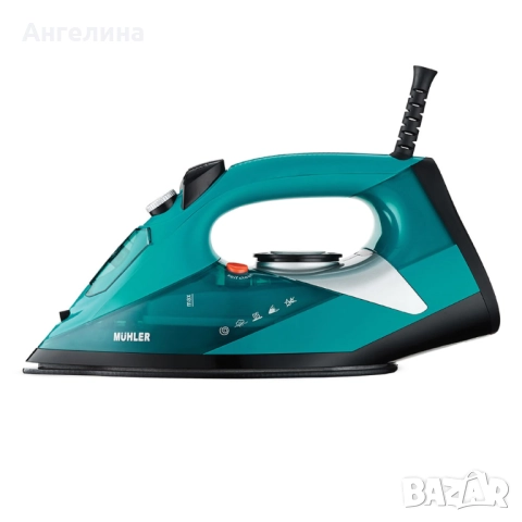 Парна ютия Muhler SI-2730C, 2600W, керамично покритие, снимка 3 - Ютии - 52982999