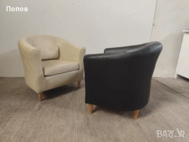 Клубни кожени кресла, снимка 2 - Дивани и мека мебел - 48169511
