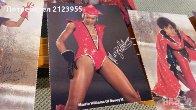 Стари пощенски картички БОНИ М, снимка 3 - Други ценни предмети - 28943271