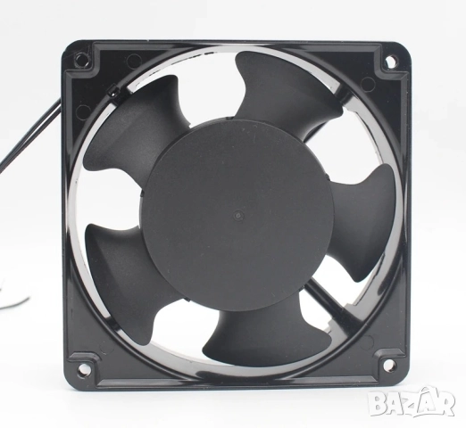 Индустриален вентилатор 220V за инкубатори 120x120x38mm , снимка 2 - За птици - 51653308