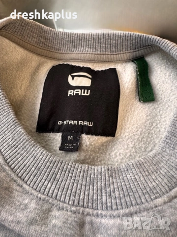 G-Star RAW Мъжка блуза- размер M - много добро състояние, снимка 3 - Блузи - 53219218