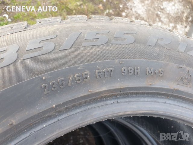 235/55/17 1БРОЙ, Налични 2броя Pirelli зимни гуми , снимка 3 - Гуми и джанти - 34688106