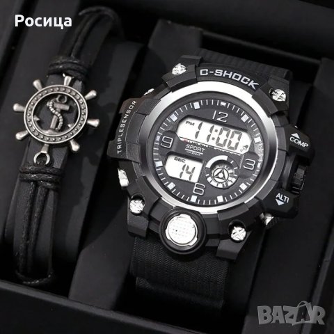 Мъжки часовник с гривна 