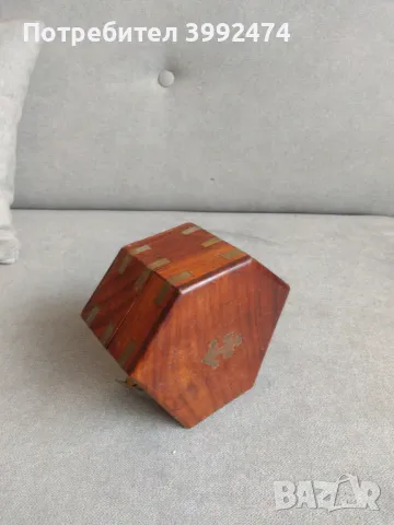 Стара английска кутия за бижута , снимка 4 - Антикварни и старинни предмети - 50174606