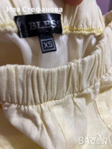 Нов сет памук памучен жълт костюм комплект Златка Райкова Bless by Zlatka Raykova бебешко жълто, снимка 5 - Комплекти - 51610376