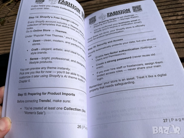 Книга за дропшипинг на дрехи и мода със Shopify (Английски език), снимка 6 - Специализирана литература - 52221078