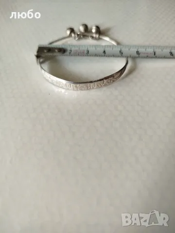 Стара СРЕБЪРНА КИТАЙСКА ГРИВНА ПРОБА СРЕБРО 0,990, снимка 12 - Други ценни предмети - 50254052