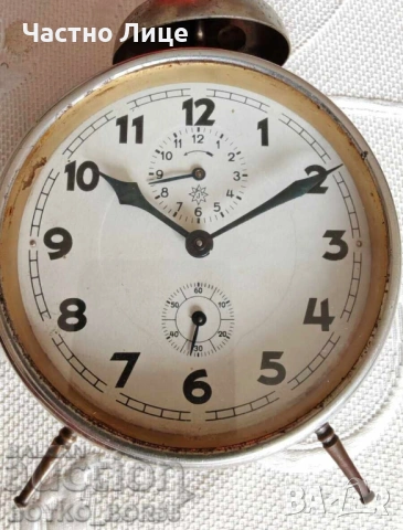 Настолен Часовник Будилник Юнгханс Junghans 1930те г, снимка 6 - Антикварни и старинни предмети - 53155078
