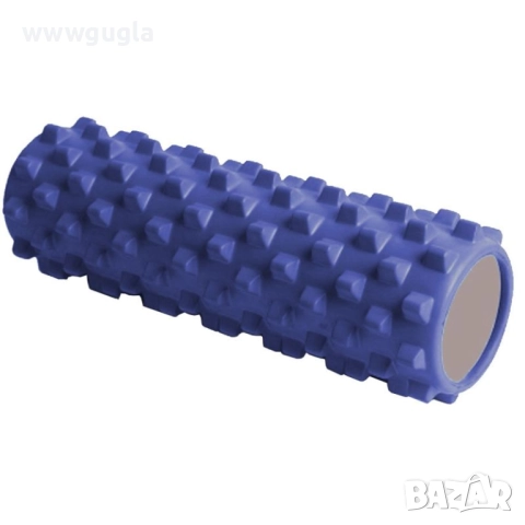 Фоумролер за пилатес, йога, 45 х Ф14 см,с грайфери за масажи