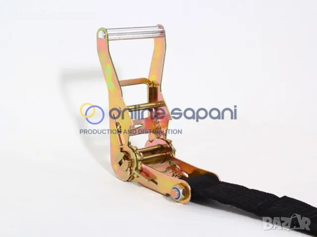 Черни укрепващи колани с тресчотка 50мм/5т, снимка 3 - Аксесоари и консумативи - 48133203