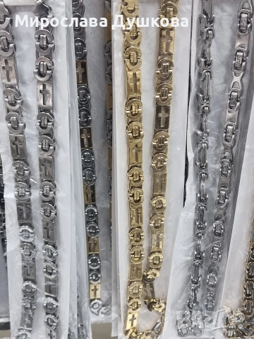 медицинска стомана 60 см ланци, снимка 4 - Колиета, медальони, синджири - 52860176