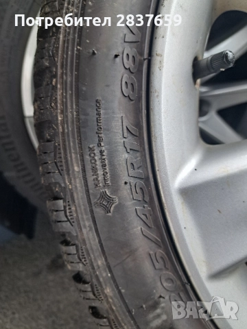 17 цола 4х100-за Тойота-Зимни гуми 205/45/17- дот 2022, снимка 8 - Гуми и джанти - 52087641