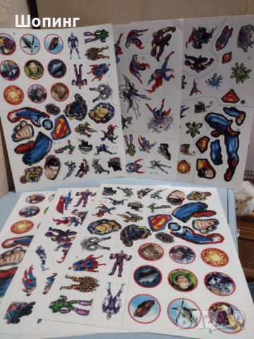 НОВО! Стикери Супермен 