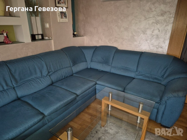 Удобен диван в П-образна форма, снимка 2 - Дивани и мека мебел - 53560216