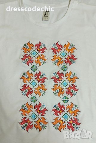  БРОДИРАНИ с шевици тениски и блузи. , снимка 9 - Тениски - 43676550