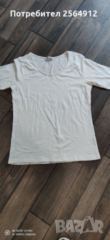 Продавам бяла дамска блуза, снимка 1 - Блузи с дълъг ръкав и пуловери - 33294337