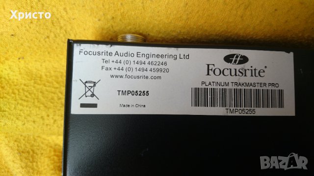 Focusrite Platinum Trak Master Pro преамп, снимка 8 - Други - 43078550