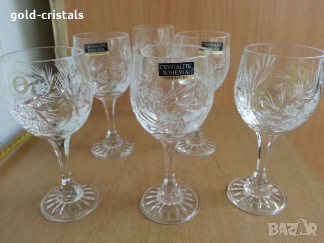 Кристални чаши Бохемия