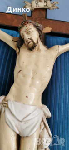 Голям църковен кръст120см.-74см. от 19век., снимка 7 - Антикварни и старинни предмети - 28846163