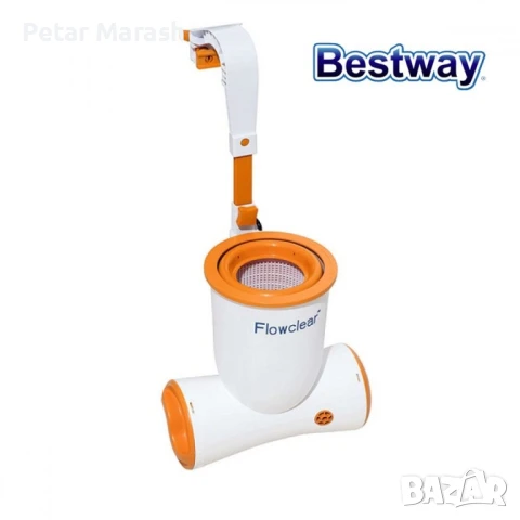 Филтърна Помпа тип Скимер за Басейни Bestway 58462 Flowclear 220V, 2574 л/ч, снимка 2 - Басейни и аксесоари - 50723095