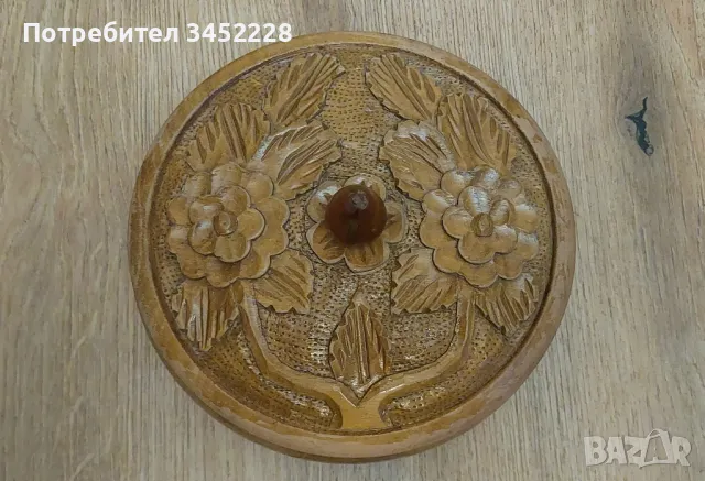 дърворезба кутия за ценители , снимка 3 - Антикварни и старинни предмети - 49200334