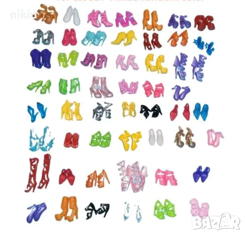 Сет 26 части рокли рокля и аксесоари за кукла Барби играчки, снимка 10 - Кукли - 23796360