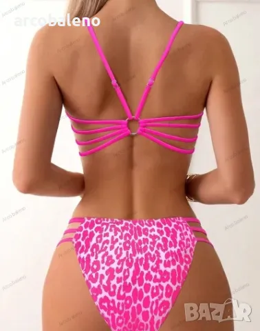 Секси дамски бански костюм от две части с леопардов принт, 5цвята , снимка 8 - Бански костюми - 49944768