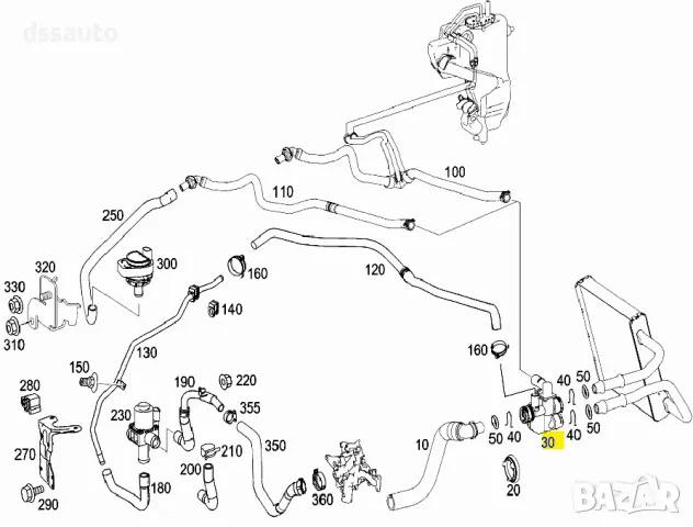 НОВ оригинален клапан парно (Дуовентил) OE Mercedes W211 W219 A2118320184 A2118320684, снимка 8 - Части - 50128927