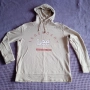 КАТО НОВ LEE L/XL LOOSE HOODIE beige/melange sweatshirt суичър худи анорак Лий, снимка 1