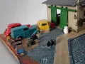 Diorama, бензиностанция диорама мащаб 1:64, работилница, снимка 9