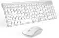 Комплект Безжични Клавиатура и Мишка / Ултра Тънка Безжична Клавиатура, снимка 3