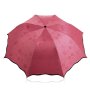 2226 Тройносгъваем чадър Magic umbrella, противоветрен с появяващи се цветя, снимка 10
